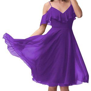 Now and Forever Women's Short A Line Bridesmaid Dress